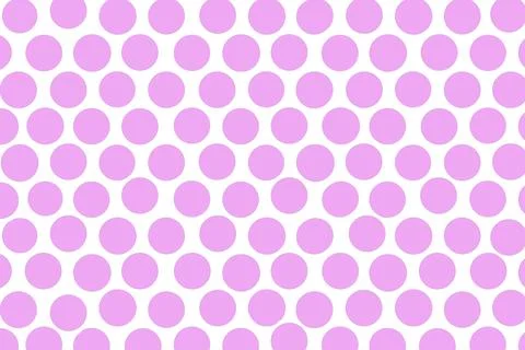 Pink polka dot and circle pattern background  Stock Illustration