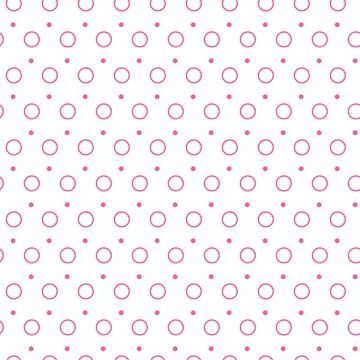 Pink polka dot seamless pattern for textile design イラスト素材