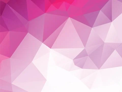 Pink polygon background Stock Illustration