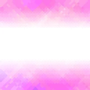 Pink Polygonal Background. Rumpled Square Pattern. Low Poly Texture. Abstract Illustrazione stock