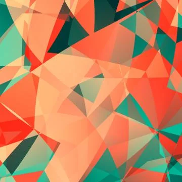 Pink polygonal technology backdrop. Design for web page, business or flyer. Stock Illustration