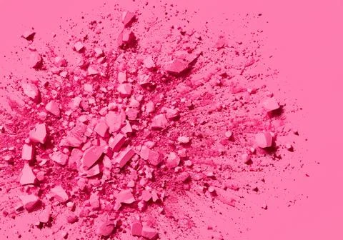 Pink powder exploding Stock Photos