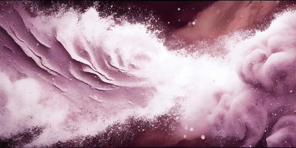 Pink powder explosion abstract background. 스톡 일러스트