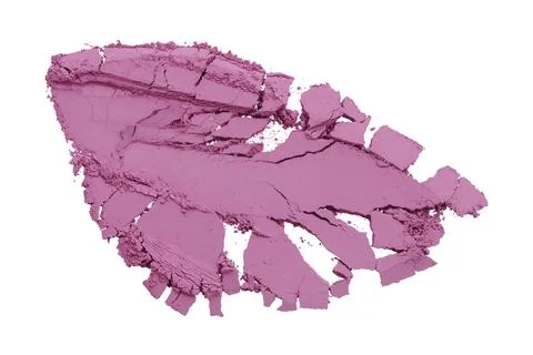 Pink powder isolated on white background 库存插图