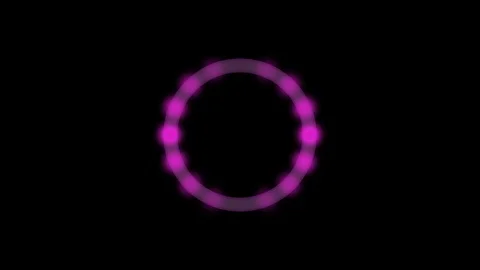 Pink Preloader on Circle with Transparent Background Vidéo 86835661
