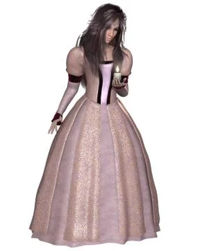 Pink Princess Stock Illustration