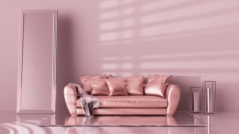 Pink Product Placement Display  With Lighting Stock-Footage 288870535