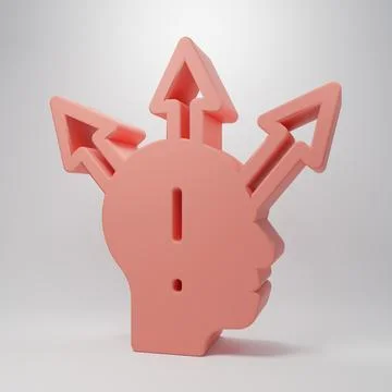 Pink Project team base icon isolated on pink background. Business analysis .. Illustrazione stock