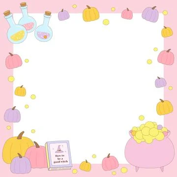 Pink pumpkin potion class 1 Stock Illustration