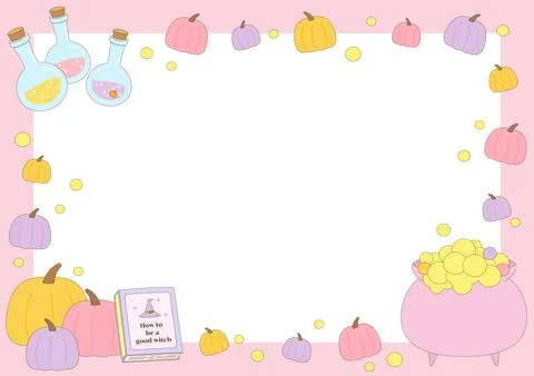 Pink pumpkin potion class 2 Stock Illustration