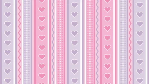 Pink purple background with hearts Stock Footage 110786892