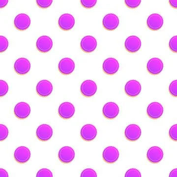 Pink purple circles repeating pattern design background 스톡 일러스트
