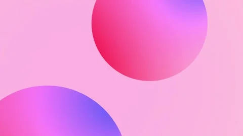 Pink purple gradient background motion animation. minimalism. two circles Stock Footage 275327496
