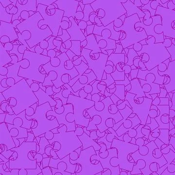 Pink Puzzle Background. Jigsaw Pattern Pink Puzzle Background. Jigsaw Patt... Foto stock
