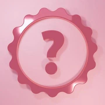 Pink Question mark icon isolated on pink background. FAQ sign. Copy files, .. Stock Illustration