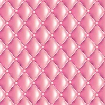 Pink quilted texture Stock Illustration