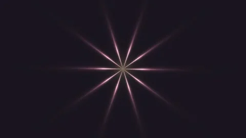 Pink Radial Light Rays on Dark Background Seamless Loop Stock Footage 340757243
