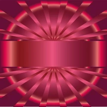 Pink rays background with place for your text Stock Illustration