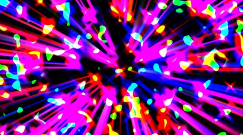 Pink rays colorful glowing background 1 Stock Footage 34555800