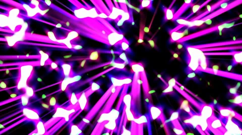 Pink rays glowing background 2 wiggle Stock Footage 34555904