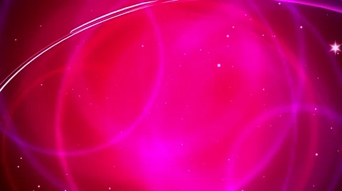 Pink red abstract background with circles, particles and flash Видео 65822977