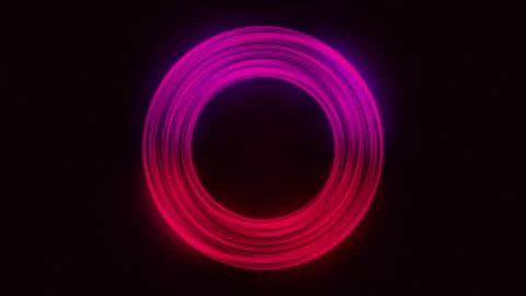 Pink red gradient luminous energetic circle. background motion animation Stock Footage 278255223
