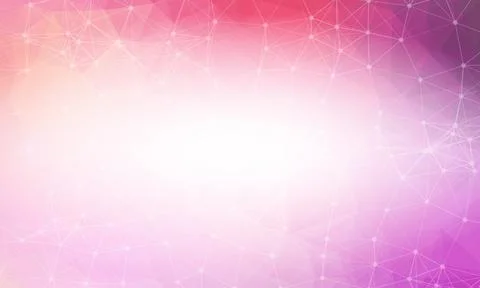 Pink Red low poly background. Polygonal design pattern. Bright mosaic modern  Stock Illustration