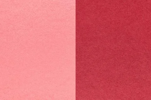 Pink red paper texture two color background with vertical split and copy sp.. Stockfoto's