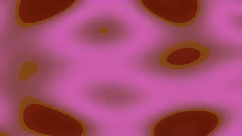 Pink Red Psychedelic Fluid Pattern With Morphing Organic Shapes Stock Footage 343588966