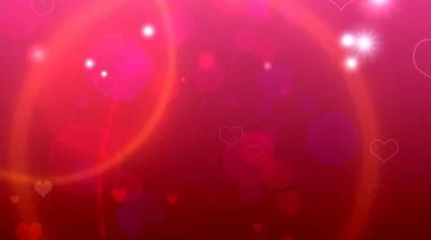 Pink red wedding background with flying ... | Stock Video | Pond5