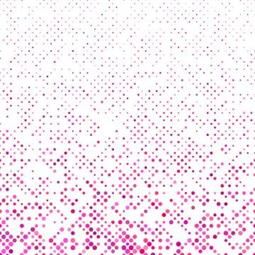 Pink repeating abstract dot pattern background Illustrazione stock