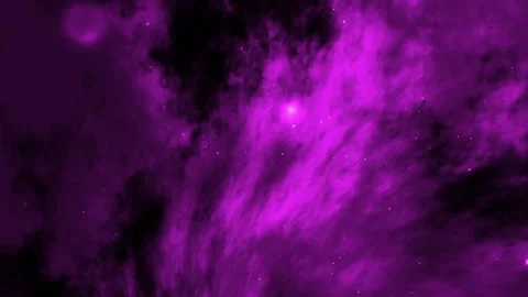 Pink resembles dark clouds with finely moving abstract particles, Видео 288220853