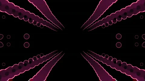 Pink retro moving circles  Stock Footage 274808