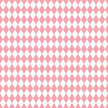 Pink rhombus seamless background Stock Illustration