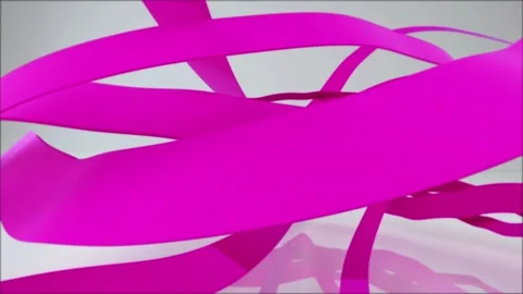Pink Ribbon 2 Stock Footage 236997062