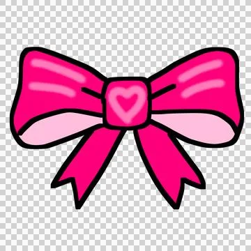 Pink Ribbon Bow イラスト素材