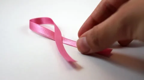 Pink Ribbon Stock Footage 22278623