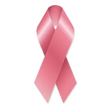 Pink ribbon Stock Illustration