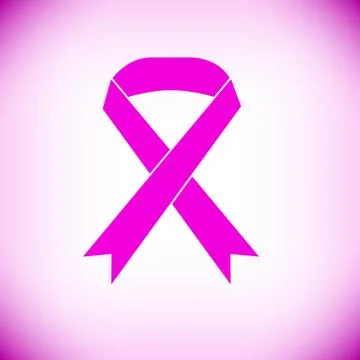 Pink ribbon Stock Illustration
