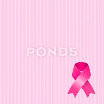 Pink Ribbon Stock Illustration
