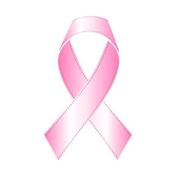 Pink Ribbon, Vector Illustration Stock Illustration