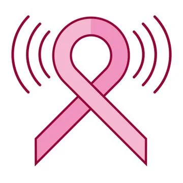 Pink Ribbon Vibe Stock Illustration