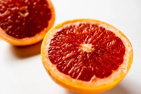 Pink ripe grapefruit Stock Photos