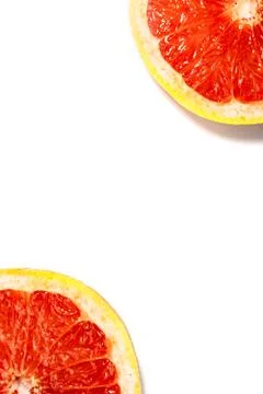 Pink ripe grapefruit Stock Photos