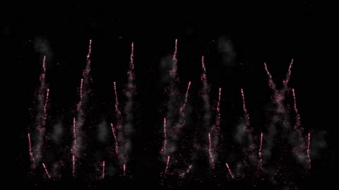Pink rockets. 3 in 1 Stock Footage 139154270