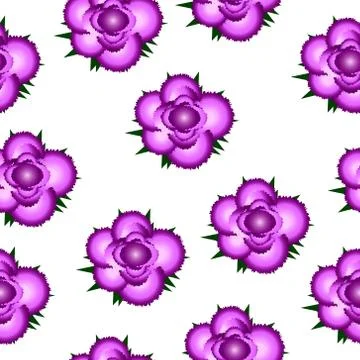 Pink roses seamless pattern background. Illustrazione stock