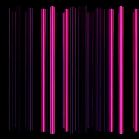 Pink rotating pillars motion background Stock Footage 69710009