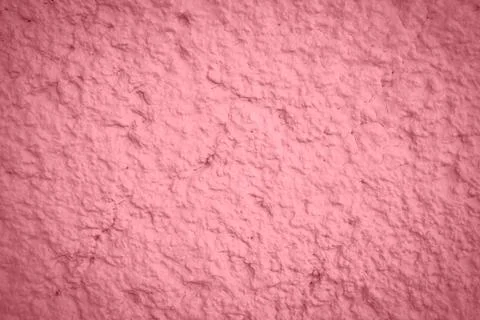 Pink rough wall texture background with copy space.  Stock Photos