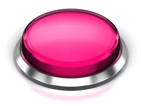 Pink round button Stock-Illustration