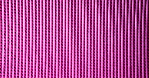 Pink rubber mat with parallel lines background closeup 4k movie slow motion Stock Footage 271049090